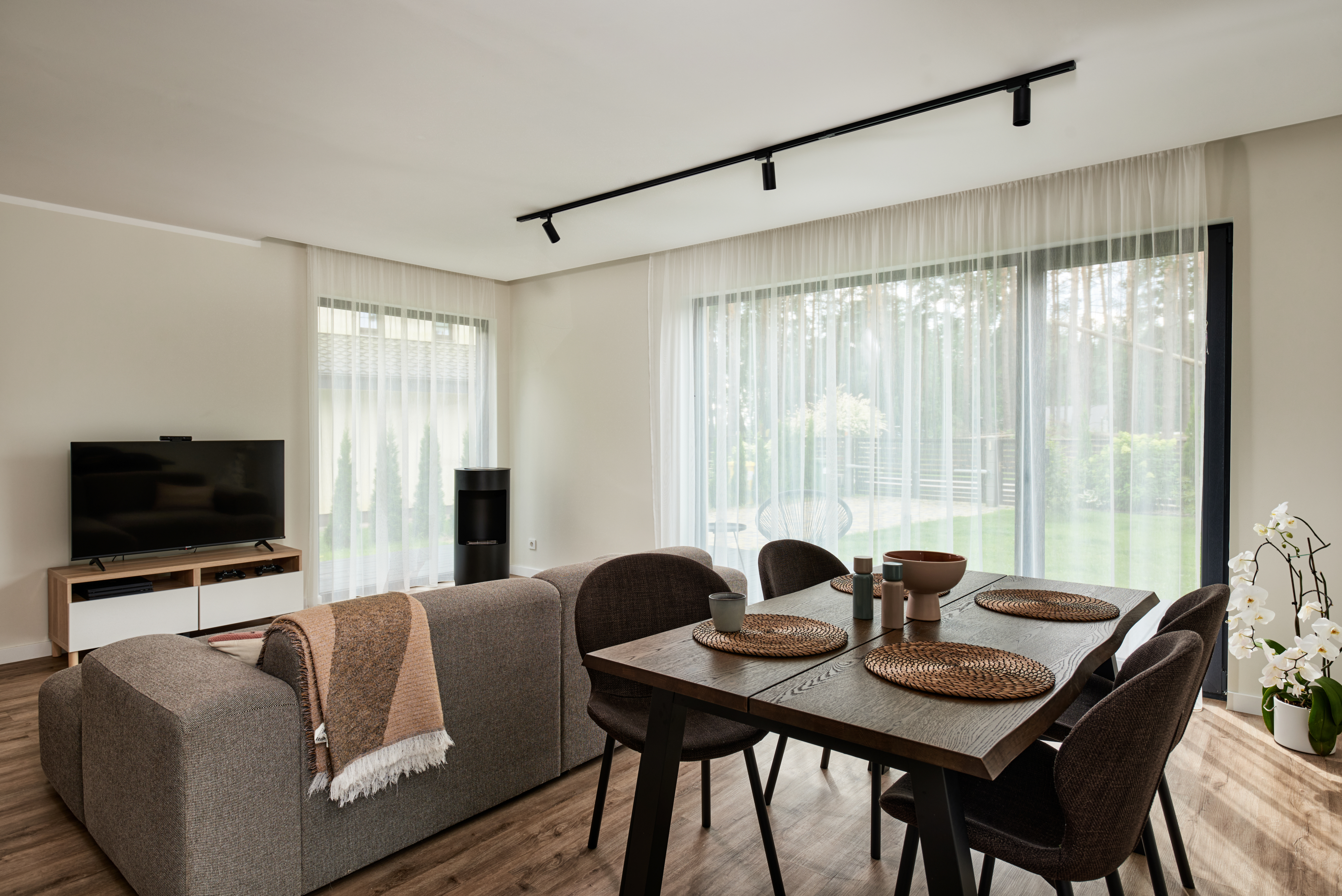 CHALET living and dining area